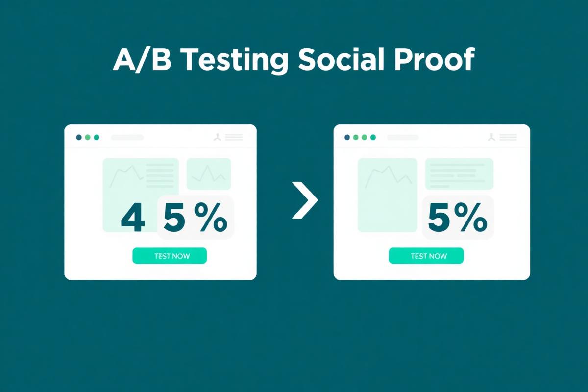 Conversion Analytics: A/B Testing Social Proof